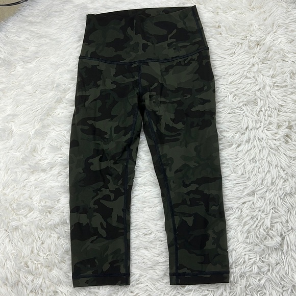 Lululemon Wunder Under Crop (High-Rise) *Full-On Luxtreme 21" Incognito Camo - Picture 1 of 7